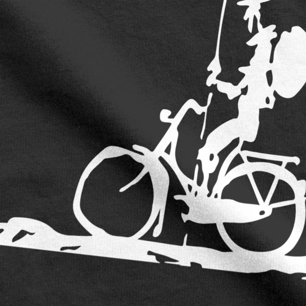 Funny Pablo Picasso Parody Don Quixote T-Shirts Men O Neck 100% Cotton T Shirts Riding Bike Short Sleeve Tees Birthday Clothing