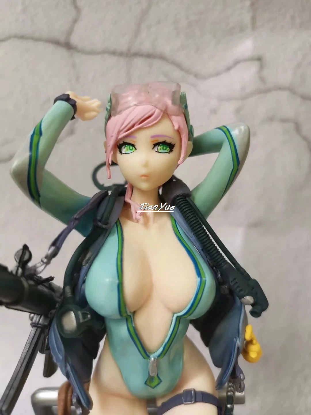 The Battlefield After School ELF Miss Frog Aigil Movie PVC Doll Toys Decoration 23cm