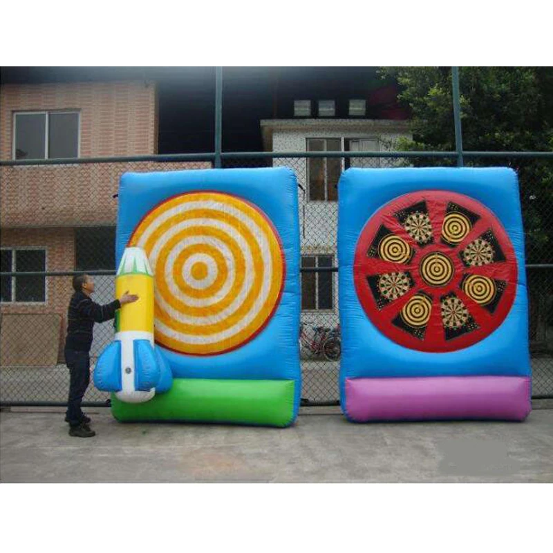 Customized New Design Inflatable Soccer Dart Board Giant Inflatable Sports Outdoor Play