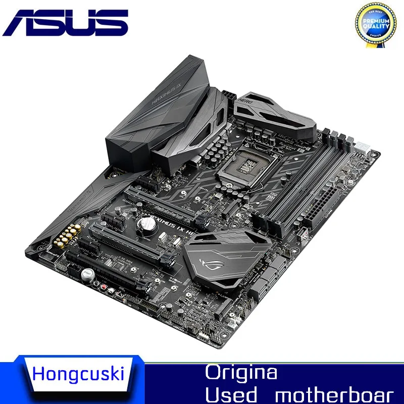 Imagem -05 - Usado para Asus Rog Maximus ix Hero Original M.2 Nvme 7th Placa-mãe Soquete Lga1151 Ddr4 Z270 Placa-mãe de Mesa