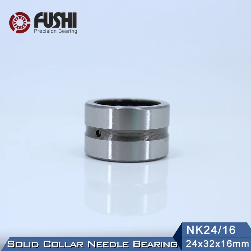 NK24/16 Bearing 24*32*16 mm ( 5 PC ) Solid Collar Needle Roller Bearings Without Inner Ring NK24/16 NK2416 Bearing