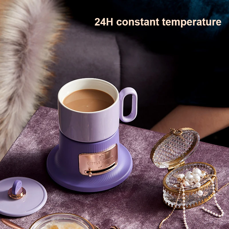 220V ถ้วยแก้วกาแฟ PTC เครื่องทำความร้อน Pad อุ่นสำหรับ Office Home Desktop โดยใช้ไฟฟ้าเครื่องอุ่นเครื่องดื่มสำหรับโกโก้ชาน้ำนม