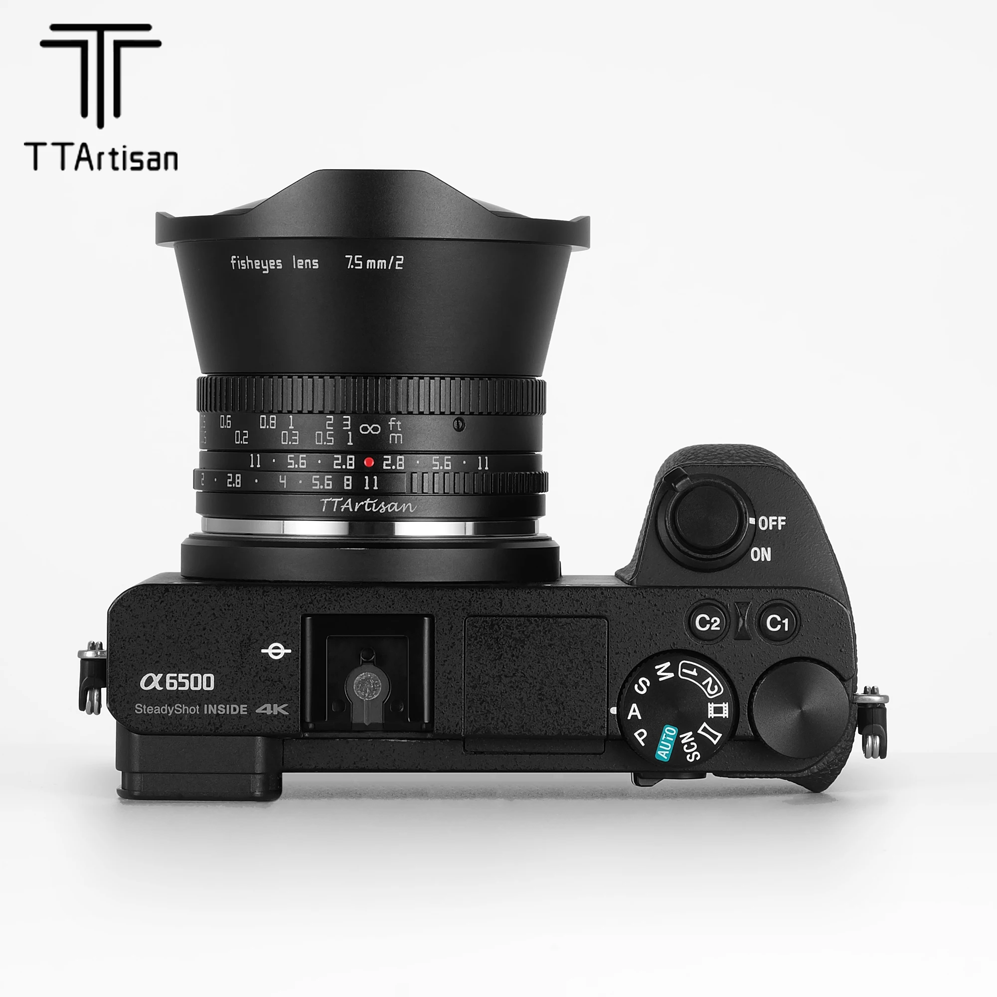 TTArtisan 7.5mm F2.0 APS-C Manual Focus Fisheye Camera Lens For Sony E Fuji X Canon M/R M4/3 Nikon Z Leica L Mount Camera