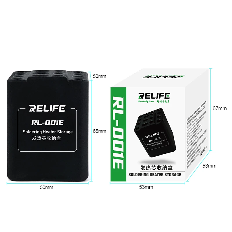 Rilife RL-001E riscaldamento nucleo riparazione di stoccaggio per il telefono strumento di riparazione Rack di stoccaggio cacciavite pinzette saldatore testa di stoccaggio