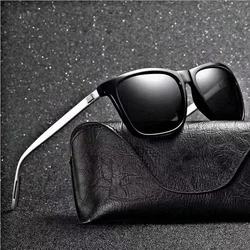 2024 Gepolariseerde Uv400 Sunglasse Mannen Verblinden Kleur Driver Klassiek Retro Merk Designer Licht Flexibele Zon Glas Oculos De Sol