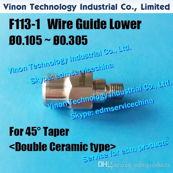 Ø0.105-Ø0.305MM 45 Degree Lower Die Guide (Double Ceramic) A290-8119-Z735, A290-8119-Z736, A290-8119-Z737, A290-8119-Z738 for iM