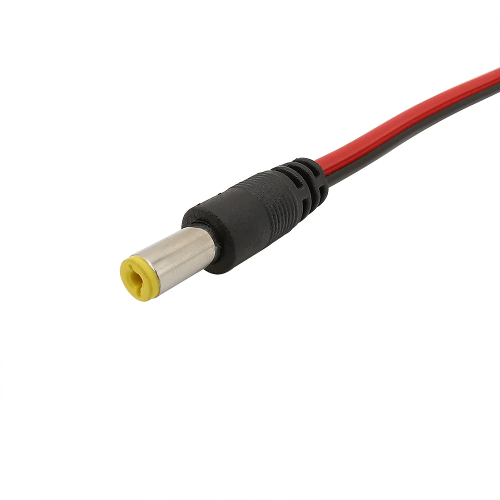 5,5 mm x 2,1 mm auf Dual-Krokodilklemmen, Drahtverbinder, DC-Stecker, Buchse, Netzteil, DC 5,5 x 2,1 mm – Detail 6