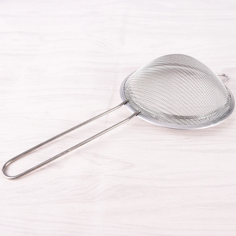 Kitchen Stainless Steel Wire Fine Mesh Oil Strainer Flour Colander Sifter Sieve