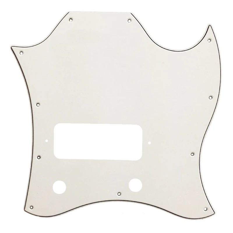 Pleroo Bagian Gitar-untuk Gib Standard SG Full Face Gitar Pickguard Route Bridge P90 Humbuckers Pelat Gores Pola Api