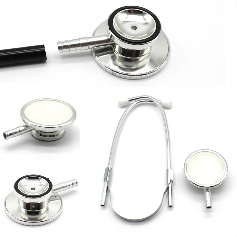 Multicolor Medical Stethoscope Aid Double Headed Stethoscope Portable Household Auscultation Device Equipment Tool Health Care