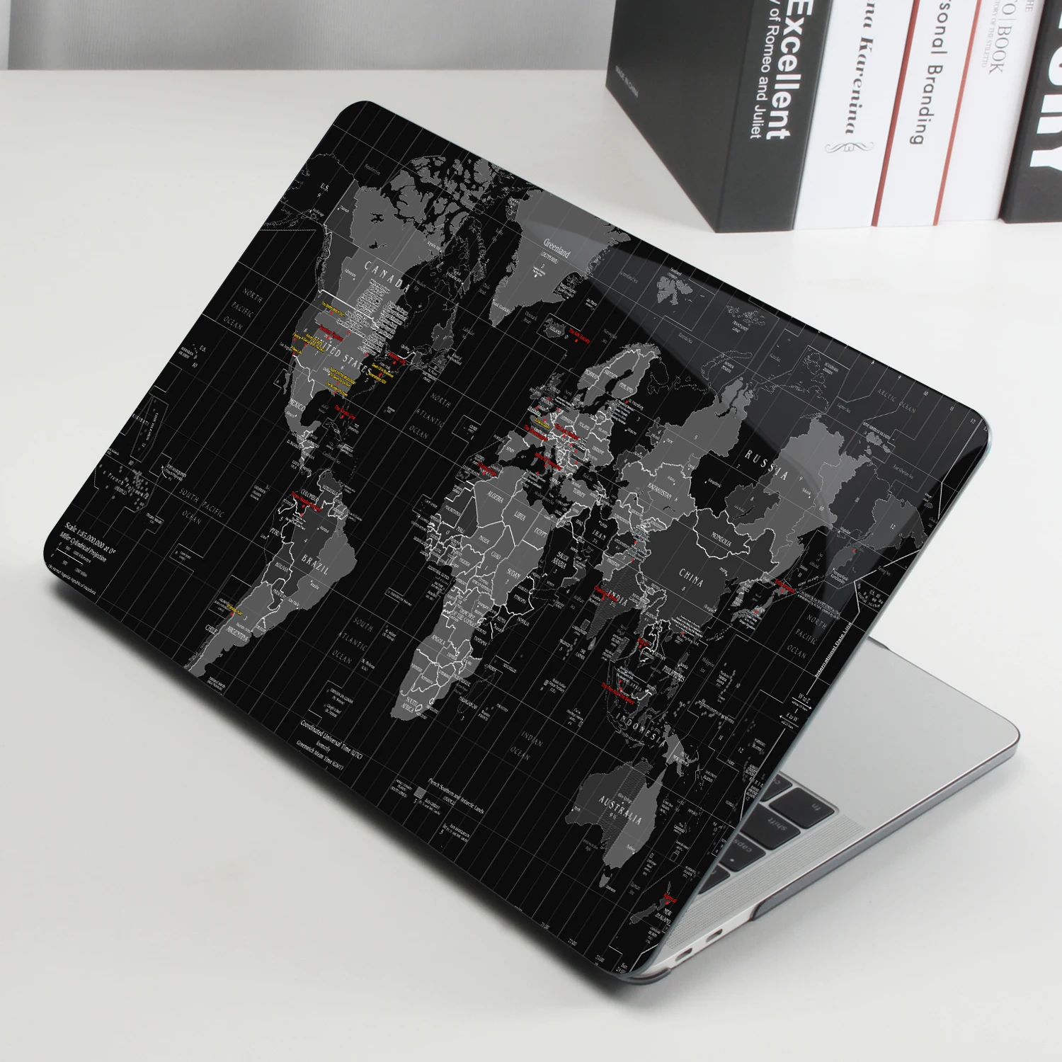 3D Print TIME ZONES OF THE WORLD Case For Macbook Air 13 15 M2 2023 A2941 A2681 A2337 A2338 A2442 A2779 M1 Chip Pro 14 15.3 16