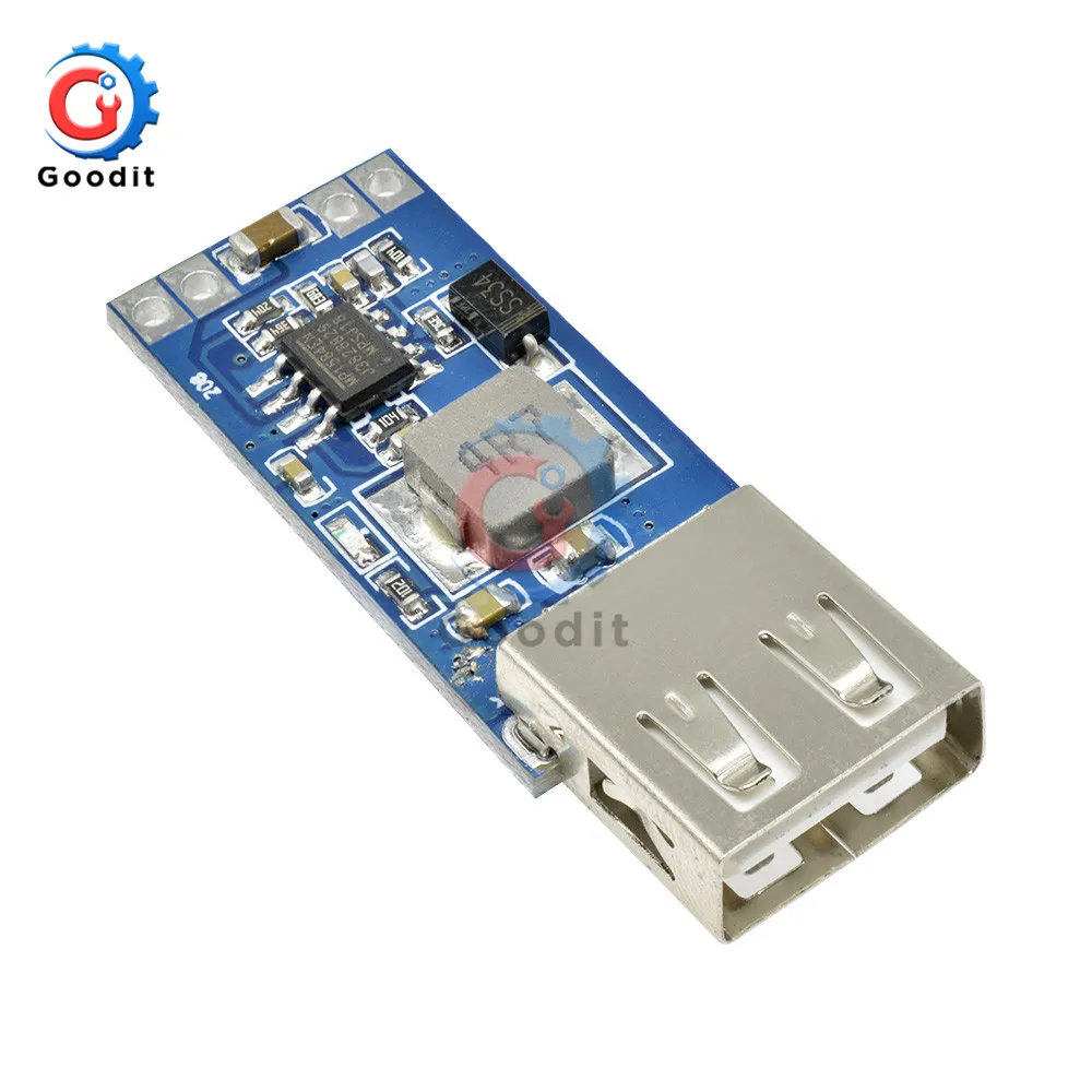 USB Step-Down Power Module DC-DC 9V/12V/24V to 5V 2A Precise Vehicle Charger Module Input Voltage 7.5-28V Output 5V/3A