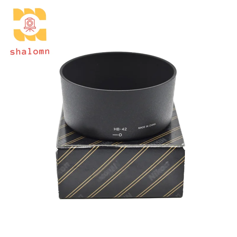 ใหม่เลนส์ฮูด60มม.สำหรับ Nikon HB-42 60 2.8G F2.8G เช่น AF-S Micro