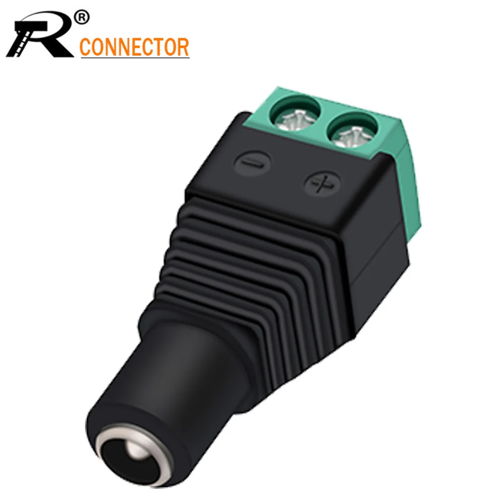 R CONNECTOR 1PC STOCK OFFER 100% NEW DC FEMALE TO 126 DC PLUG TERMINAL CONNECTOR FOR CCTV CAMERA STRONG PERFORMANCE