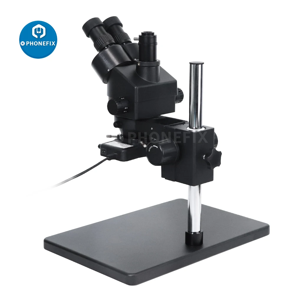 3.5X 45X 90X 180X Simul Focal Trinocular Stereo Zoom Microscope Lab Industrial Inspeciton Microscopio for Phone Repair Soldering