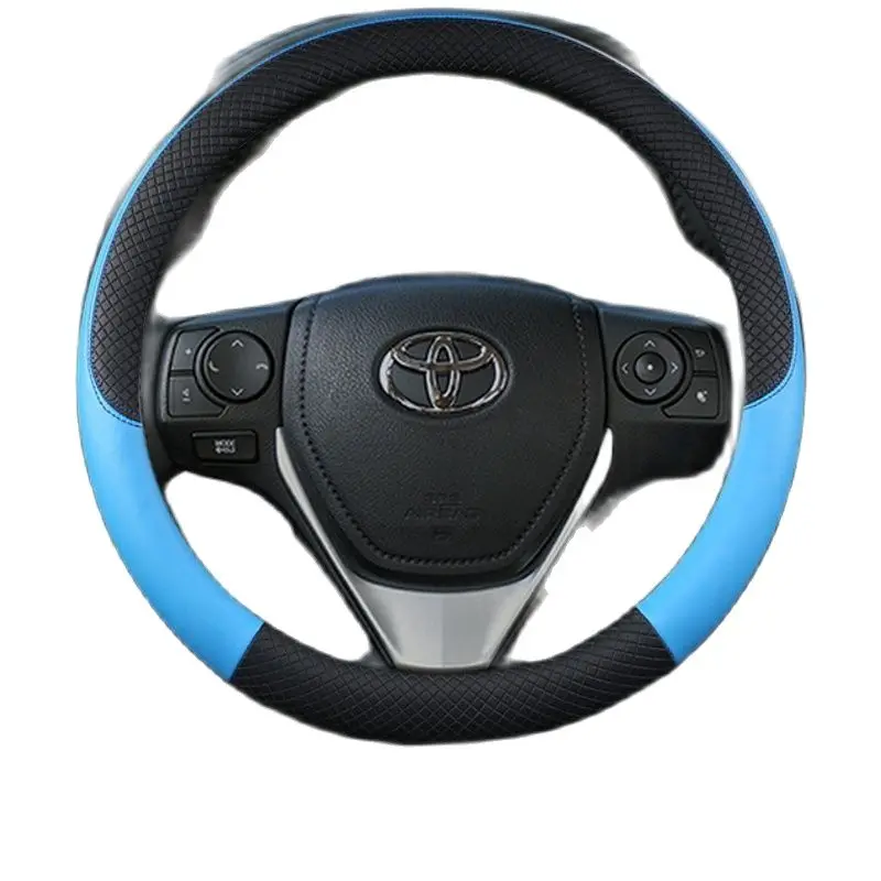 Car Steering wheel braid Car steering wheel cover suitable for toyota Camry chr Auris Yaris Corolla Rav4 prius 30 Celica Aqua