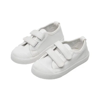 Sapatos para meninos e meninas, sapatos rasos para dança casual macia e respirável com cadarço