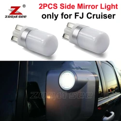 2pcs Bright White Side Mirror Light LED Bulb for Toyota FJ Cruiser TRD 2007-2014