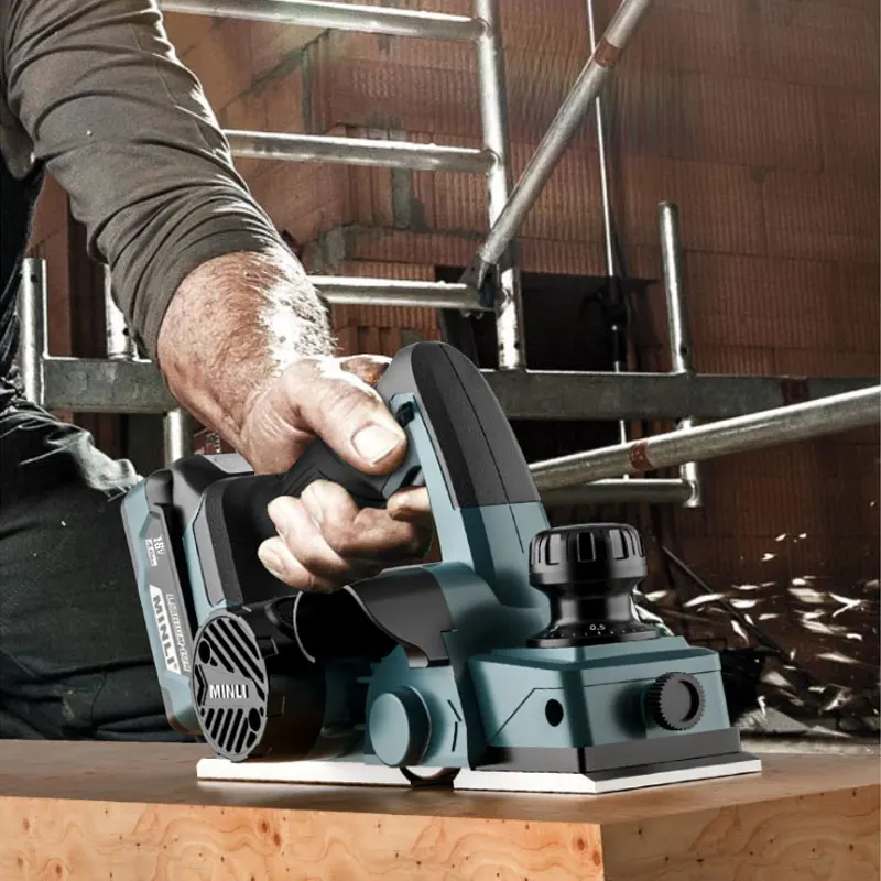 Pialla elettrica portatile a batteria al litio pialla per legno pialla elettrica per uso domestico 18V 4000A