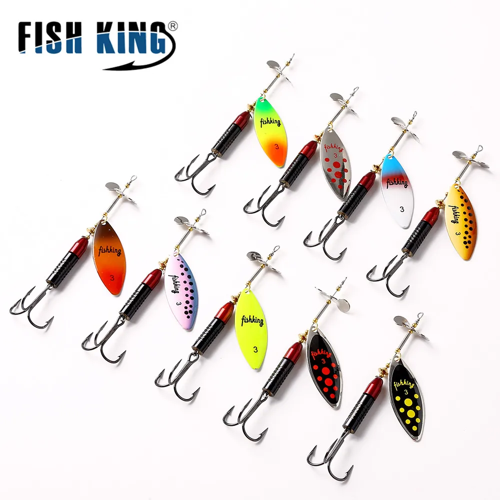 Fish King Spinnerbait - Anzuelos triples para lubina - imagen 2