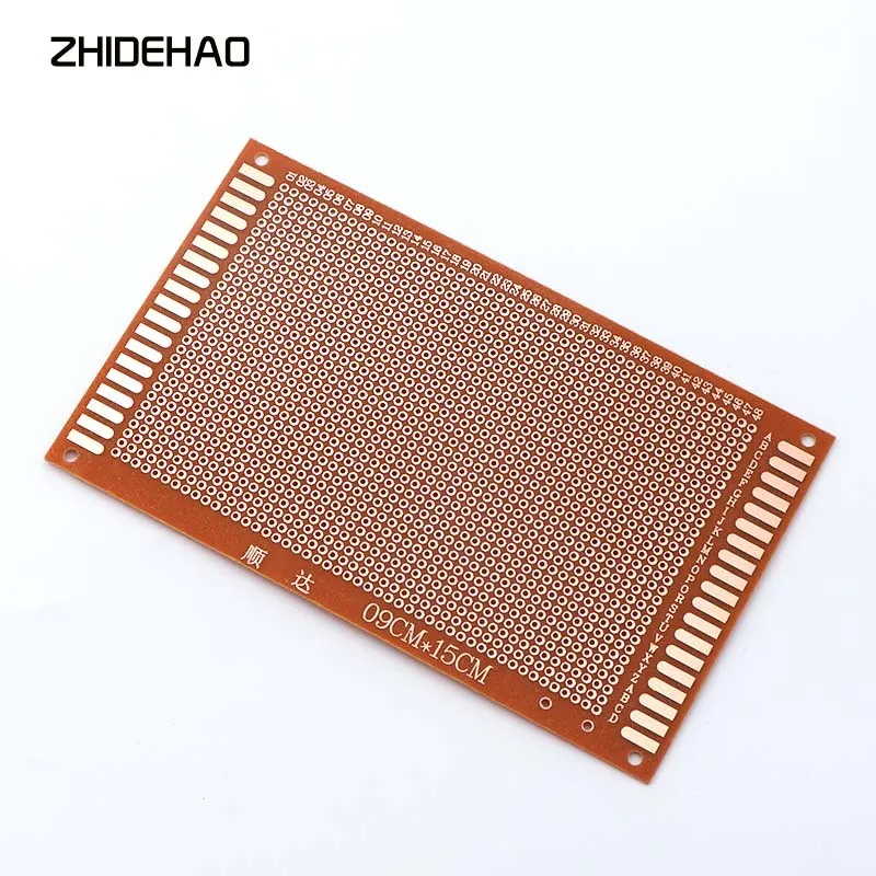 5pcs 9x15 9*15cm Single Side Prototype PCB Universal Board Experimental Bakelite Copper Plate Circuirt Board