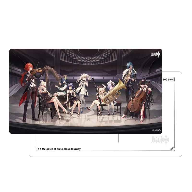 Game Genshin Impact Online Concert Gift Box Set Sheet Music Colored Paper Postcard Metal Badge CD Cosplay Collection Festival