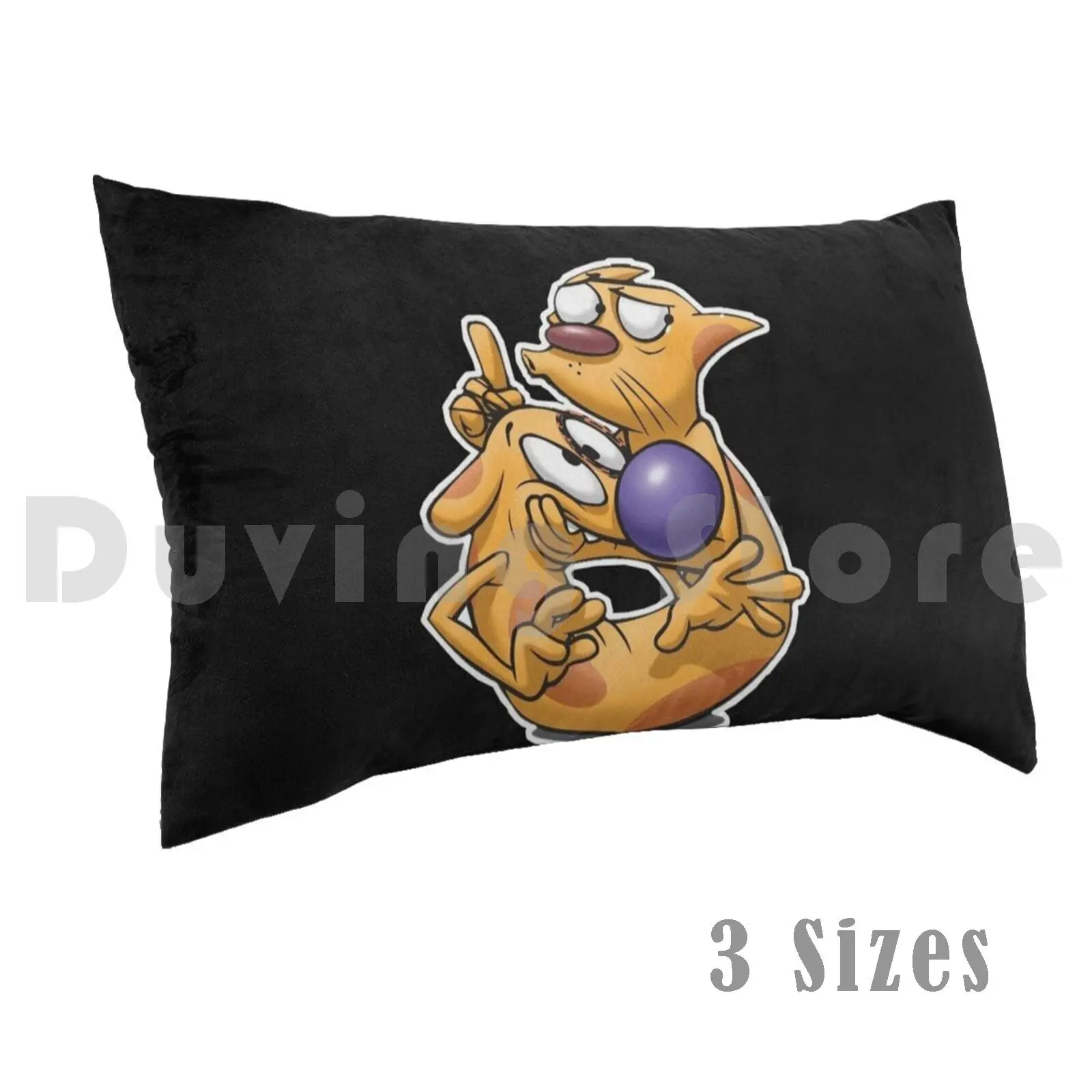 Pillow case Cat Dog Nicktoons Jim Cummings Tom Kenny