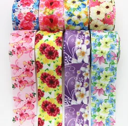 1-1/2 38mm flower ribbon 10 yards DIY handmade material Tiara hair bow clothing material grosgrain