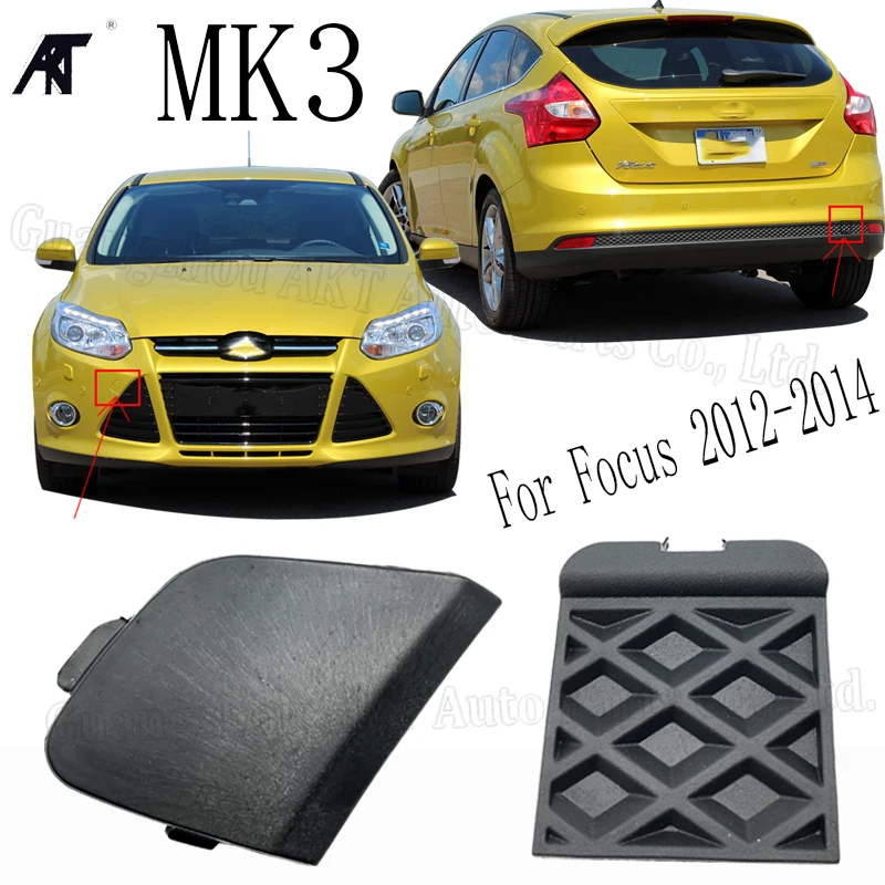 Car Rear & Front Bumper Trail Hook Tow Cover For Ford Focus 3MK3 2012 2013 2014 Towing Cap BM5117A989A BM51-A17K922-AB