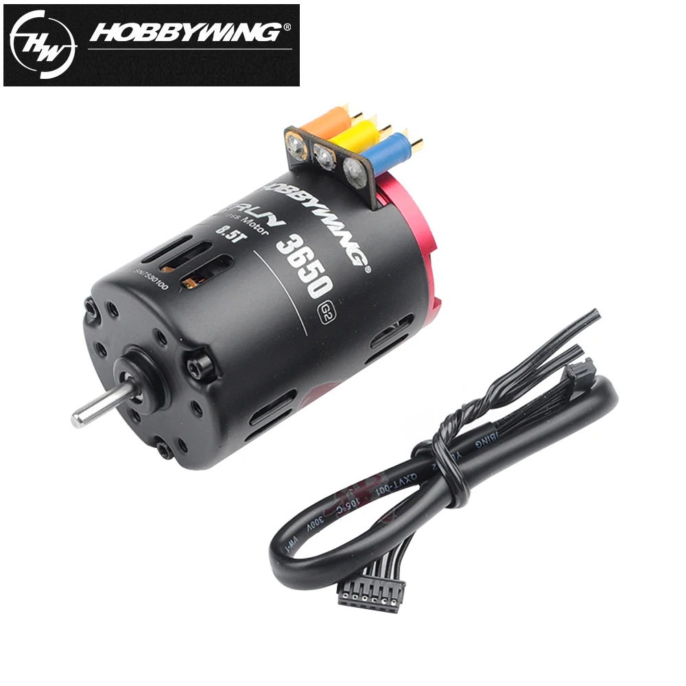 

Hobbywing QuicRun 3650 G2 Sensored 6.5T/8.5T/10.5T/13.5T/17.5T/21.5T 2-3S 2 Pole Racing Brushless Motor For 1/10 1/12 Rc Car