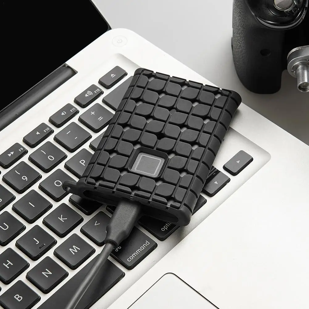 Funda de silicona para disco duro Samsung T7 SSD, cubierta protectora anticaída