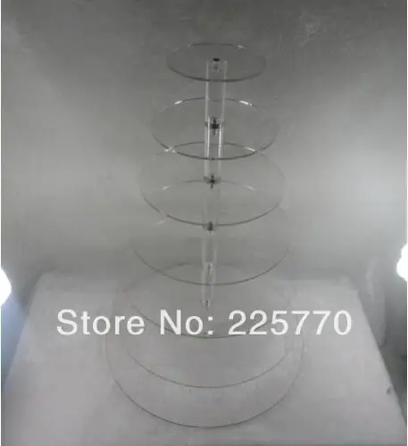 

7 Tier round acrylic cupcake stand cupcake stand for wedding party cake stand for birthday party wedding decoration