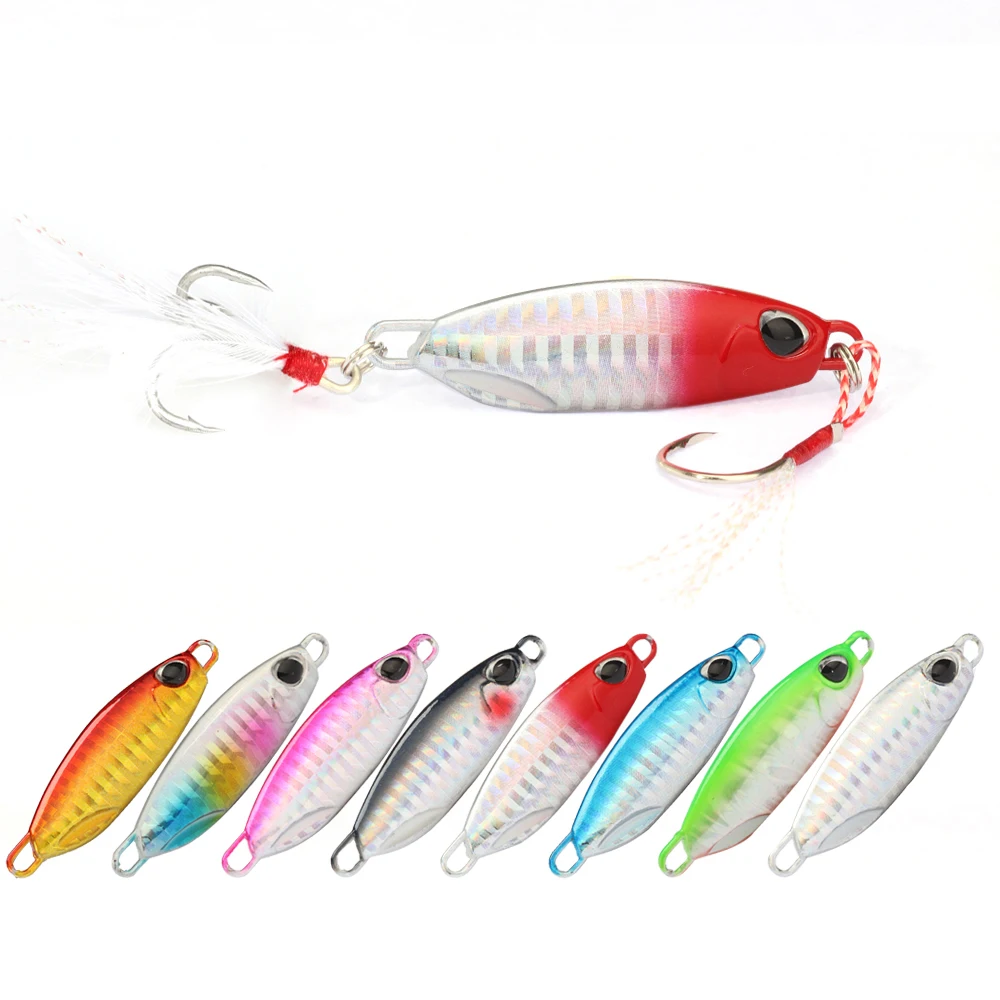 1pcs Metal Cast Jig Spoon Slow Shaking Jigbait 10g/15g/20g/30g Casting Jigging Fish Sea Bass Artificial Fishing Lure Tackle