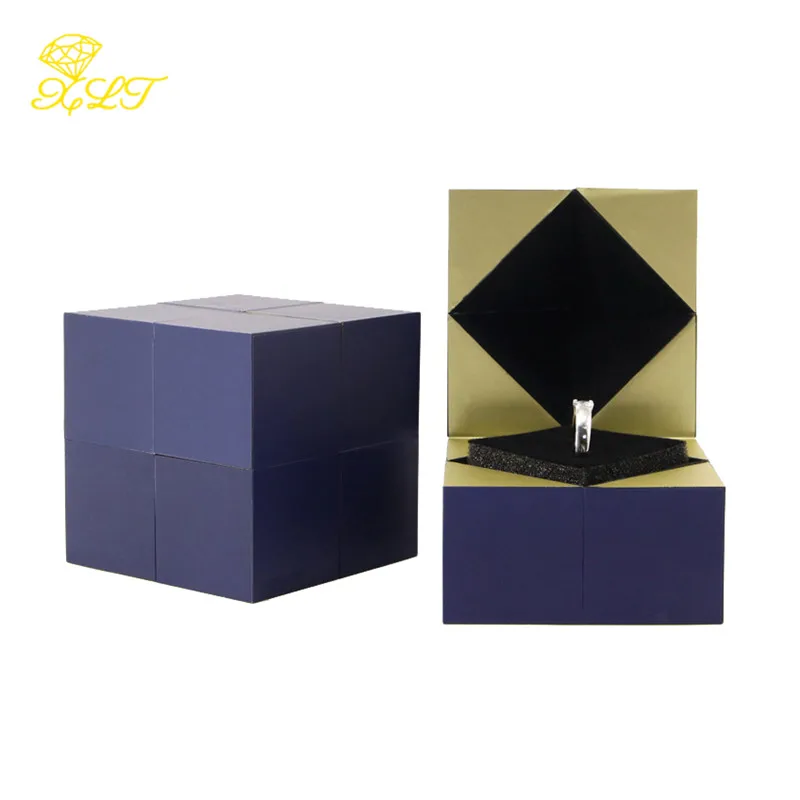 Creative Proposal Rubik's Cube Ring Box Personalized Valentine's Day Gift Rubik's Cube Jewelry Box Ring Box Ring Box For Display