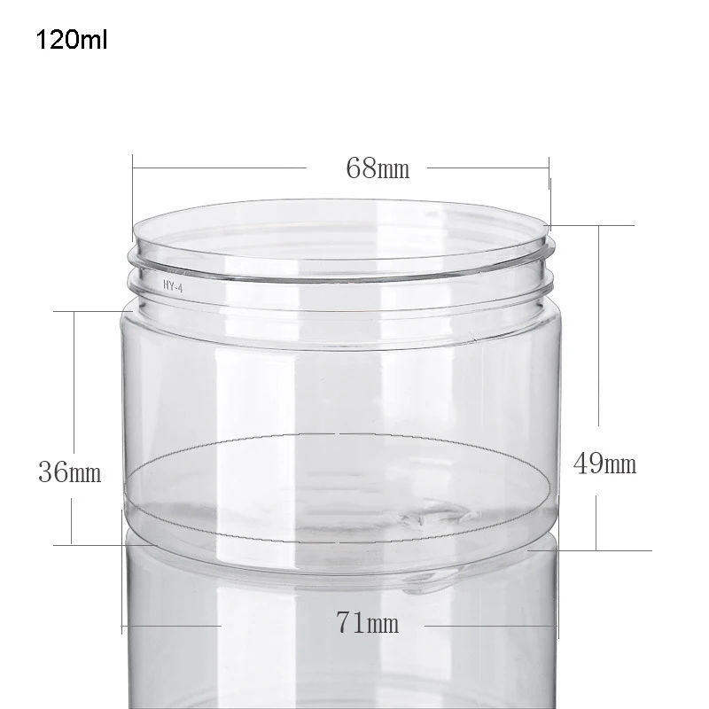 20Pcs 30/50/60/80/120/150ml Lagerung Gläser Mit Deckel Aluminium Runde Kanister leere Kunststoff Kosmetik Gläser Lebensmittel Reise Flasche Topf – Detail 17