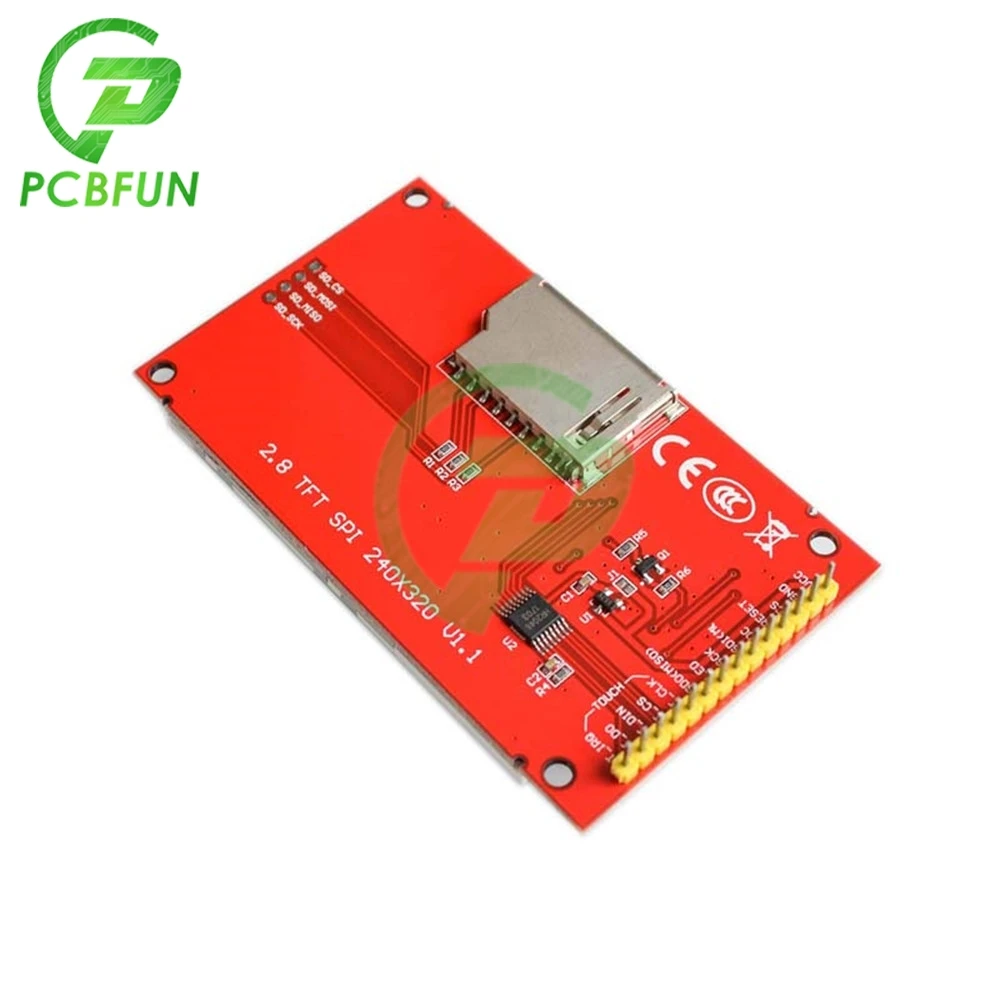 3.2 inch SPI LCD Screen Display Module without Touch 240x320 with White LED Backlight ILI9341 Drive IC RGB Vertical Stripe
