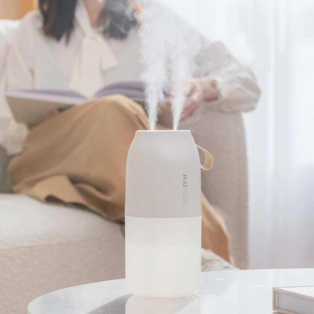 Humidificador de aire inalámbrico, difusor de Aroma con batería recargable de 2000mAh, doble boquilla, fabricante de niebla de aceite esencial