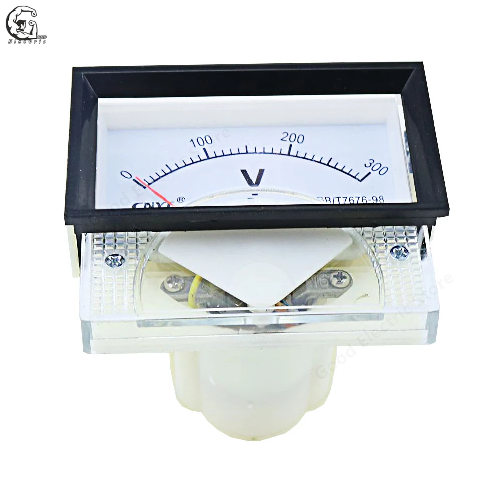 85L17 AC 5V 10V 15V 25V 30V 45V 50V 75V 70*40mm Rectangle Analog Volt Voltage Panel Meter