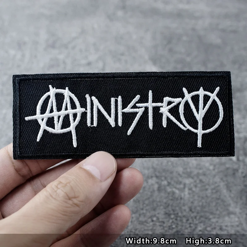 Bands Iron On Patches Apparel Sewing Fabric Handmade Appliques For Clothing Punk Rock Stickers Badges Parche