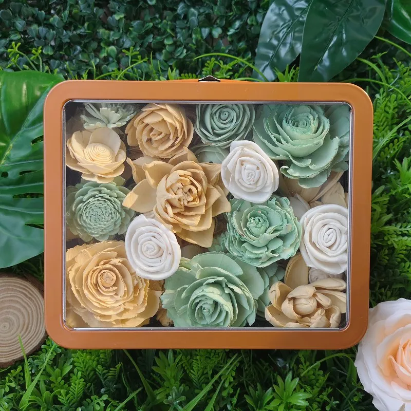 50 Pack of Sola Wood Flower Assortment For Home Decor/All Special Occasions G822C99N