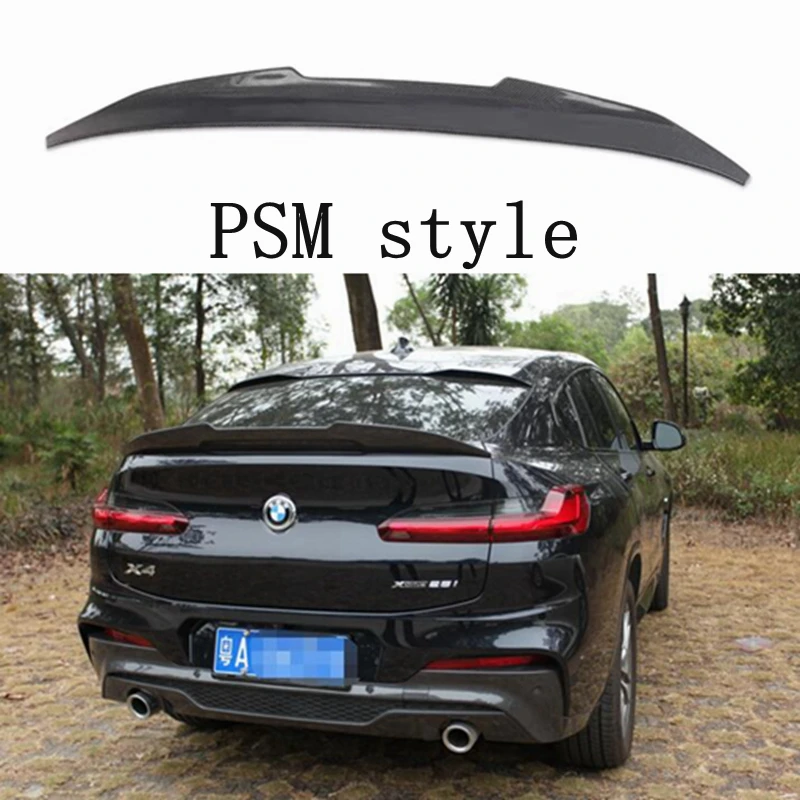 

For BMW X4 G02/X4M F98 rear wing carbon fiber material car rear wing rear spoiler 2018-2023 PSM CS M style