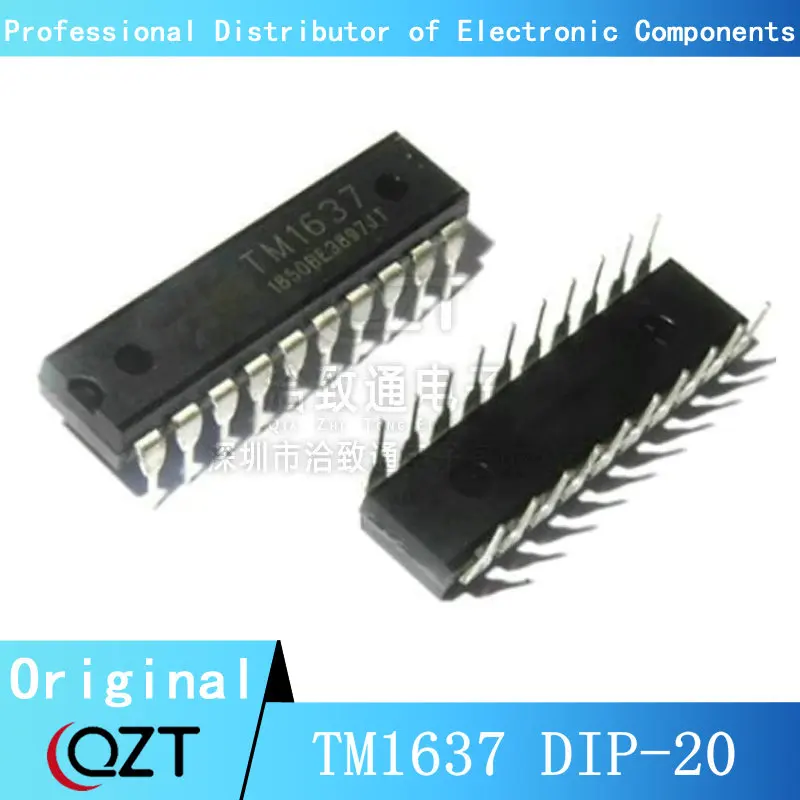 

10pcs/lot TM1637 DIP 1637 DIP-20 chip New spot