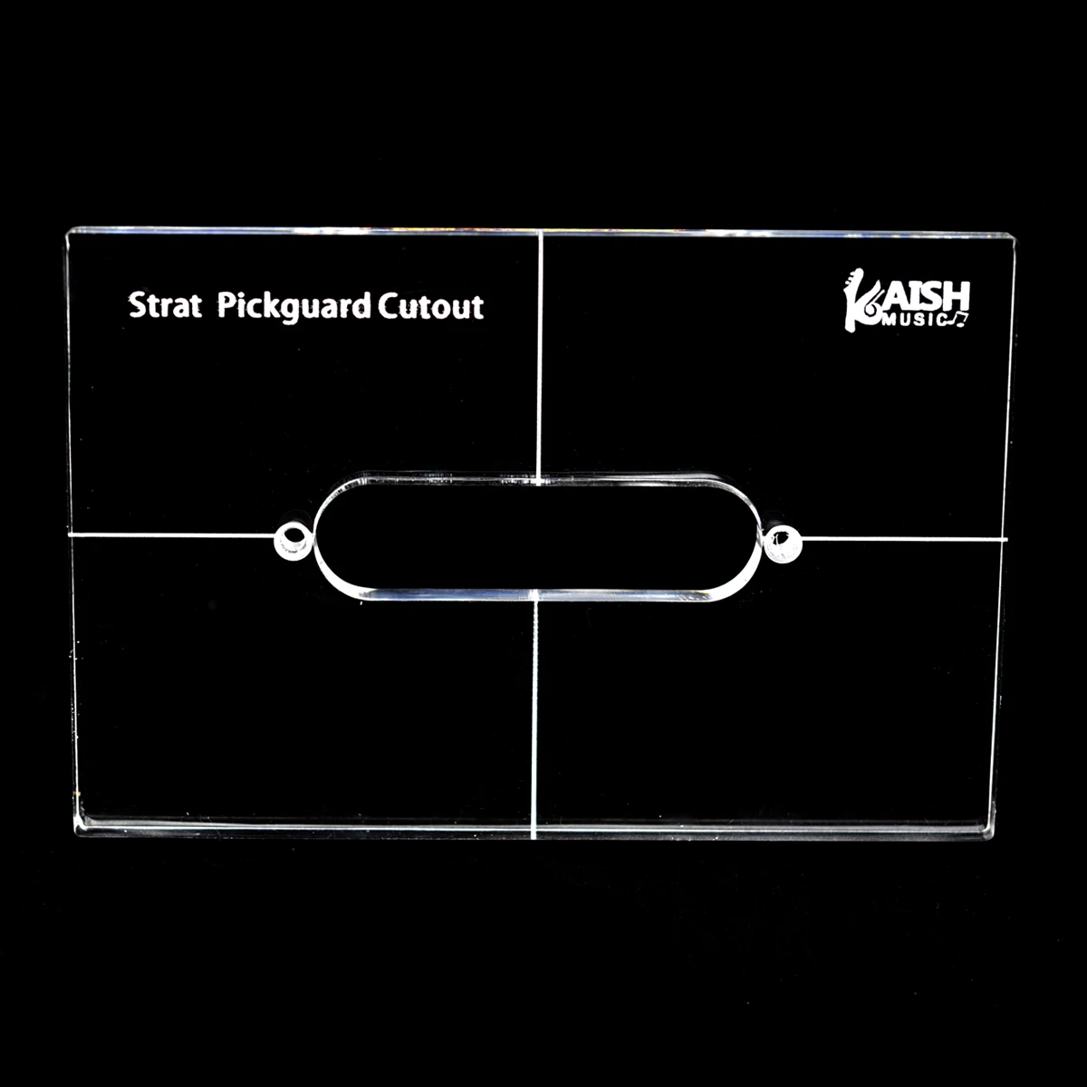 KAISH Acrylic Single Coil Pickup Routing Template Pickup Templates for Strat Body or Pickguard Rout