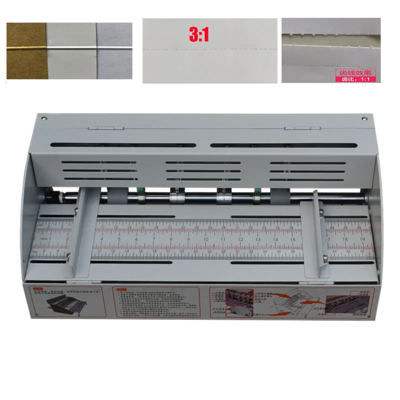 

460MM Electric Paper Creasing Machine Book Cover Creasing Cutting and Creasing Creaser Electric paper creasing machine