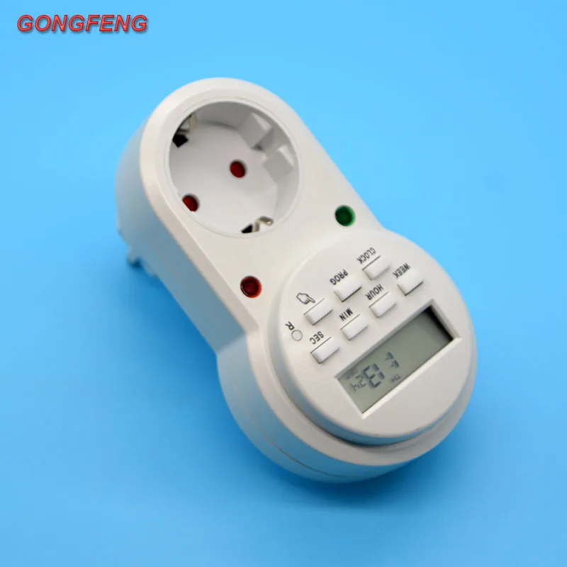 New European Calibrator Socket Cyclic Timing Switch Intelligent Socket for Germany  Korea Factory Special Wholesale