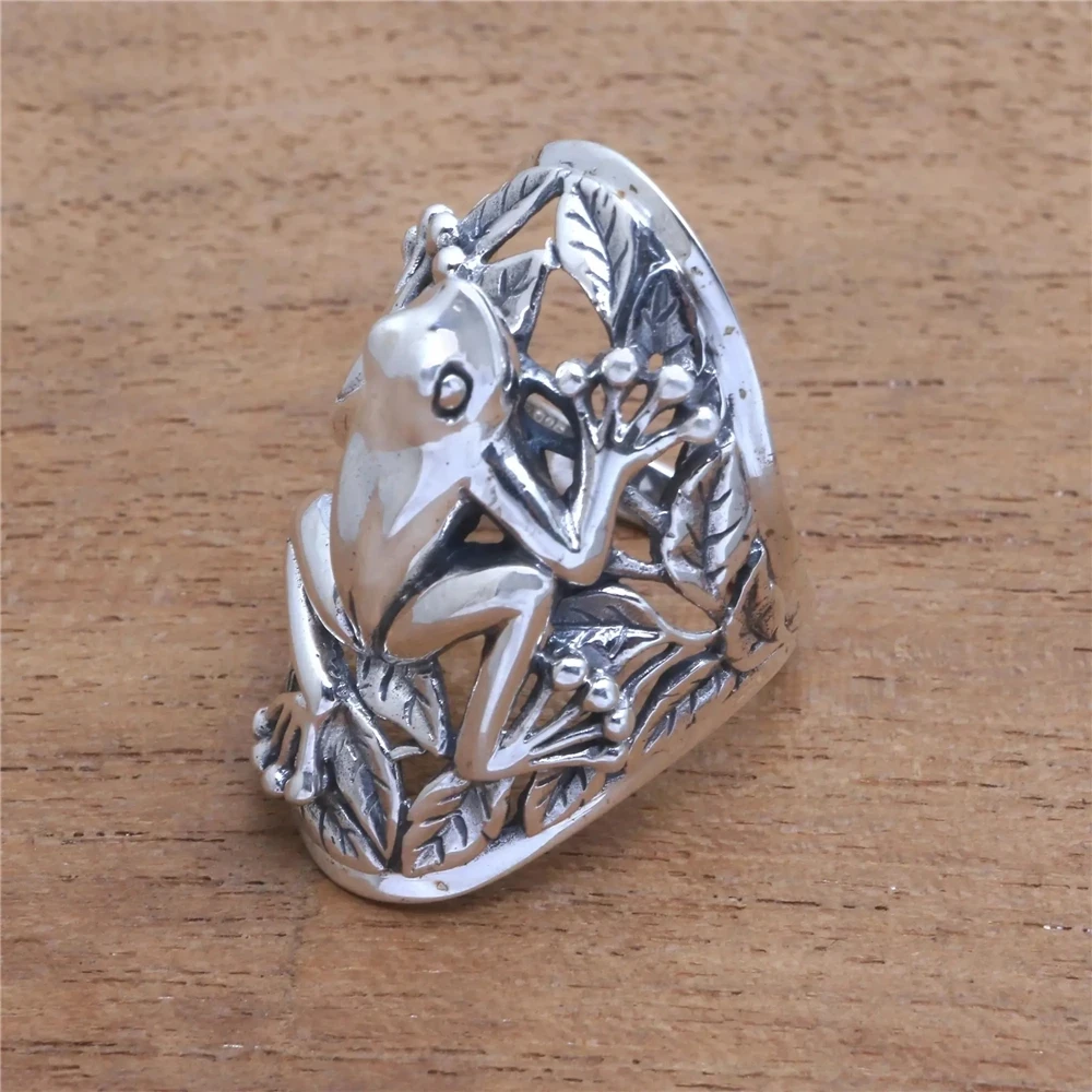 New Creative Design Women Ring Hollow Frog Animal Rings Anniversary Wedding Engagement Party Gift Jewelry