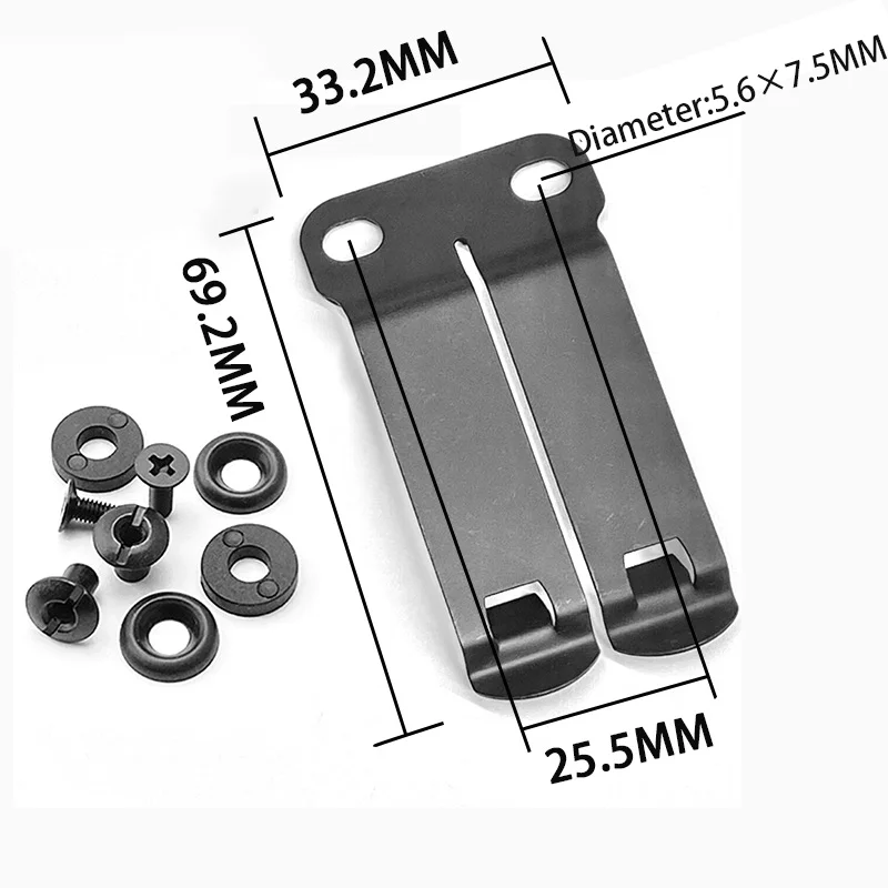 Imagem -03 - Conjuntos de Faca Bainha k Bainha Kydex Clipes Cinto Coldre Capa Cintura Bolso Braçadeira Faça Você Mesmo Fazendo Acessórios Aço Inoxidável 10