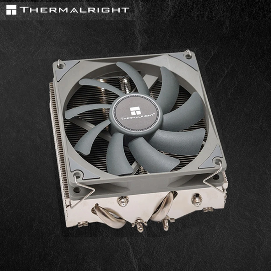 Imagem -02 - Thermalright Axp90-x53 Tubo de Calor 53 mm Alto Cooler Fino Chassi Cpu Refrigeração com 92 mm Pwm Ventilador Adequado para Intel 115x1200 Amd