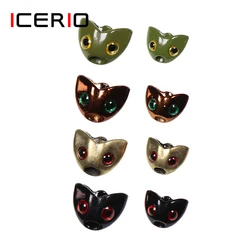 ICERIO 10PCS Fast Sink Fish Skull Sculpin Helmet Heavyweight Head Tube Flies Hook-up Streamers Fish mask Fly Tying Materials