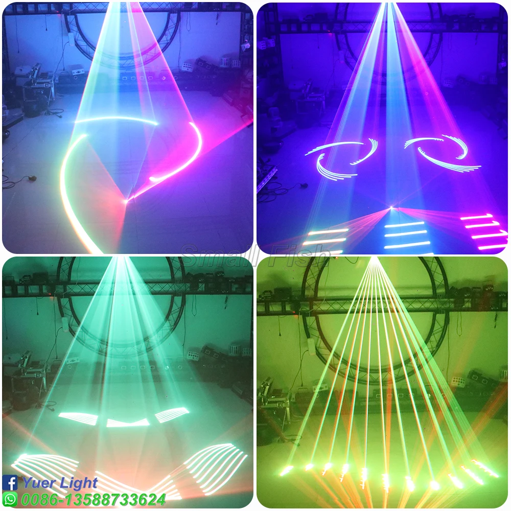 Imagem -06 - Cartoon Padrão Laser Light Projector Dmx dj Party Laser Light Luz Rgb para Disco Ktv Bar Luzes do Palco 3w 3d